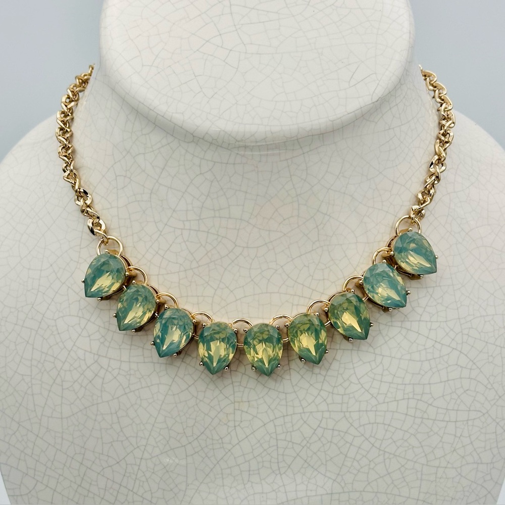 Nordstrom Natasha Aqua Blue Statement Necklace